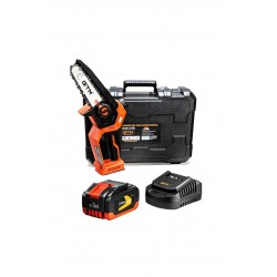 Акумуляторна ланцюгова пила GTM CS18/127BL + АКБ 8 А*год і ЗП (CS18/127BL KIT)