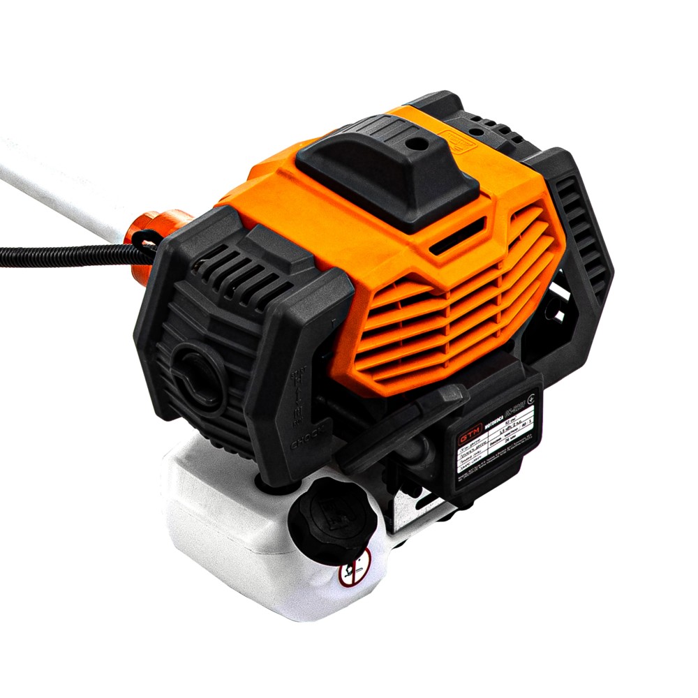 Бензиновая мотокоса GTM CN520F 1.5 кВт с ножом и косильной головкой Tap'n'Go фото 1