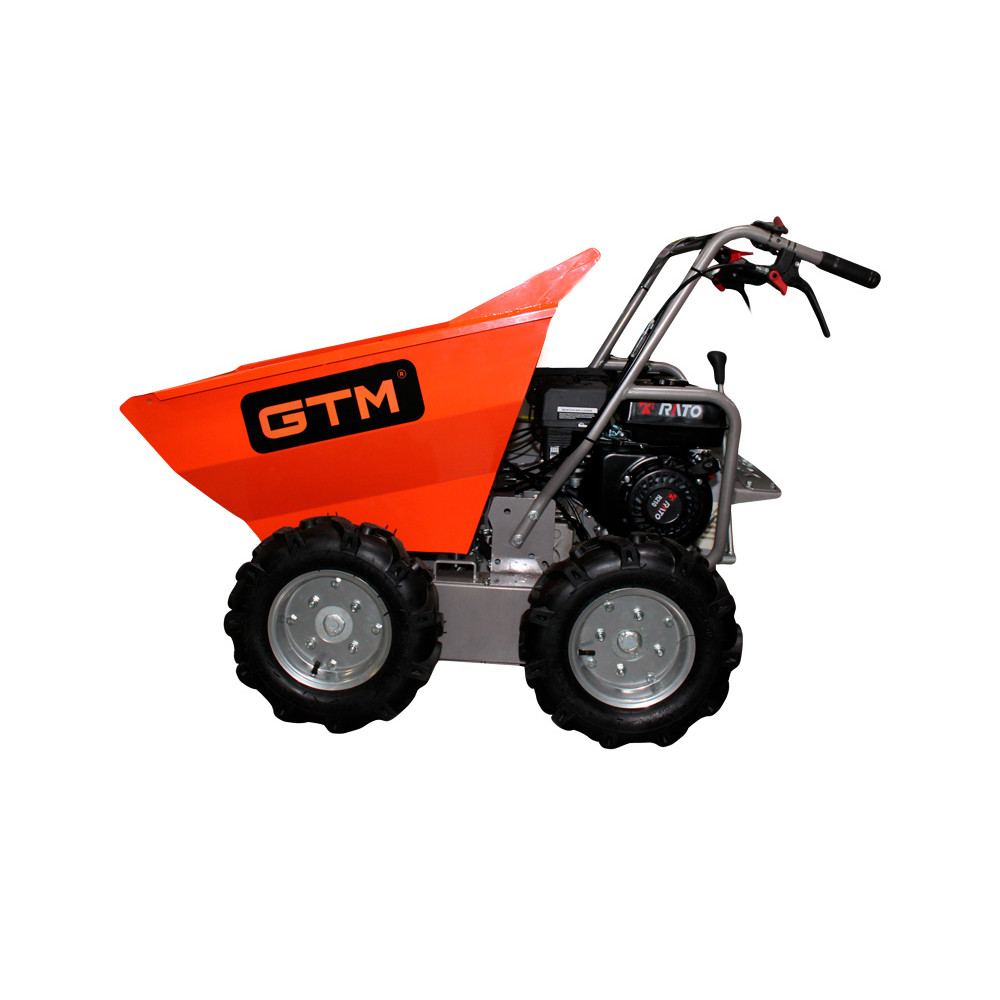 Самохідний будівельний візок думпер GTM T30 300 кг на колесах фото 1
