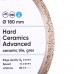 Круг алмазный отрезной 1A1R 180 Hard ceramics Advanced