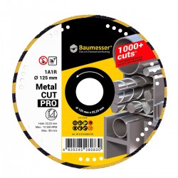 Круг алмазний вiдрiзний 1A1R V 125x1,5/1,2x2,5x22,2 Metal CUT