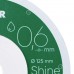 Круг алмазный отрезной 1A1R 125x0,6/0,5x6x22,23 Shine