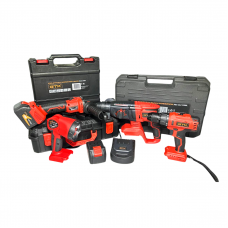 Набір акумуляторного інструменту GTM 18V КШМ AGC18/125BL, шурупокрут DSI18/60BL, перфоратор RHC18/26BL, ліхтар FLС18/1500 (PROMO_5)