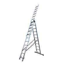 Лестница алюминиевая трехсекционная GTM KME311 3x11 ступеней 2.99-7.31м (KME311)