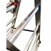 Лестница алюминиевая трехсекционная GTM KME308 3x8 ступеней 2.18-4.88м (KME308)