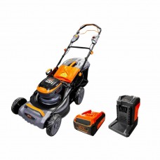 Газонокосарка акумуляторна GTM LM56/480SP-V KIT самохідна 56В + АКБ та ЗУ (LM56/480SP-V_KIT)