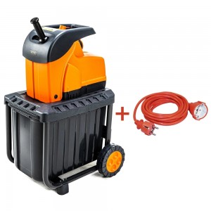 Уцінка!!! Садовий подрібнювач GTM DS2800/45, ножовий механізм (DS2800/45) + мережевий подовжувач 10м у подарунок!