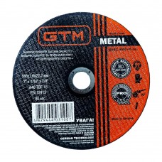 Круг відрізний GTM 180*1.6*22 сталь (GTM_180_16_22)