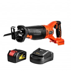 Акумуляторна шабельна пила GTM RS18/150BL безщіткова + АКБ і ЗП (RS18/150BL_KIT)