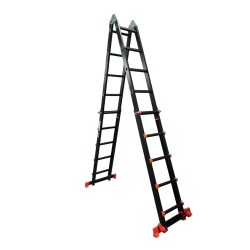 Драбина-трансформер телескопічна GTM KMP405D 4*5 алюмінієва 5.15 м